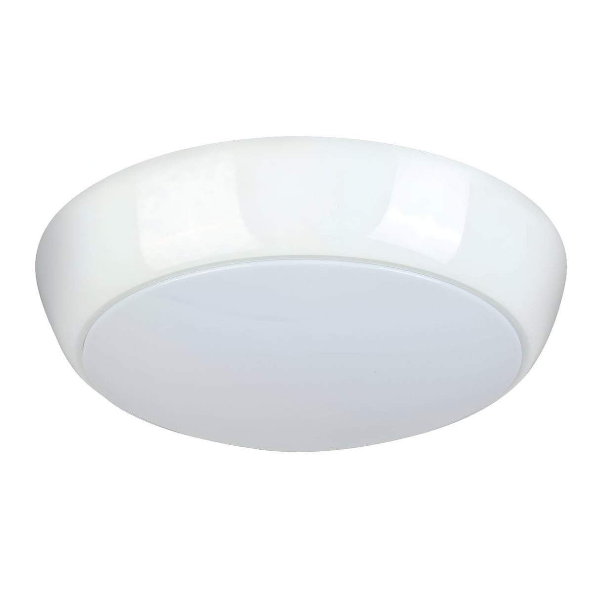 PowerMaster 15W LED Outdoor Round Bulkhead - CCT Adjustable, White