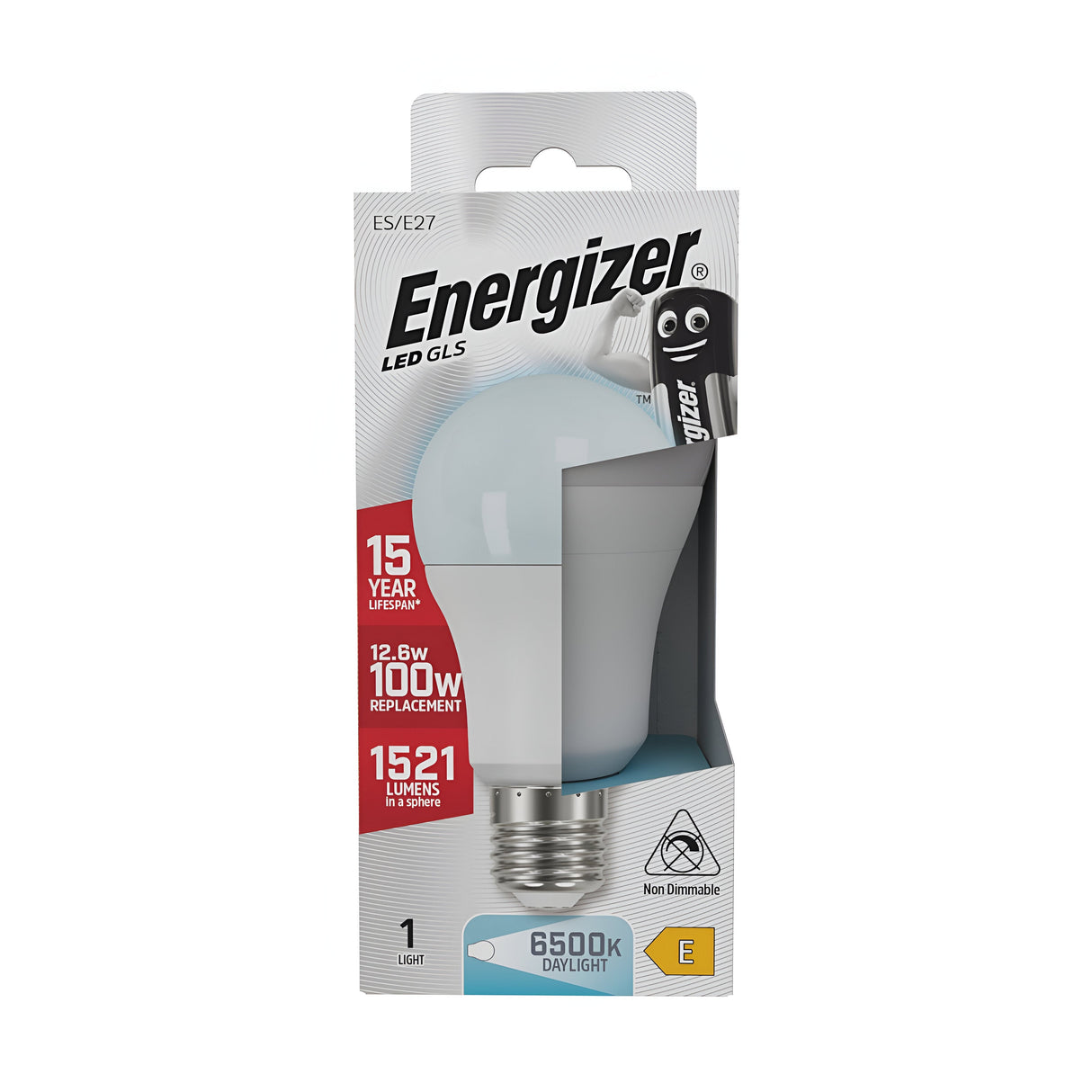 Energizer LED GLS E27 (ES) 1,521lm 12.6W 6,500K (Daylight)