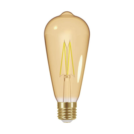 E27 (ES) LED Filament ST64 Bulb 5W 550lm - Warm White 2200K