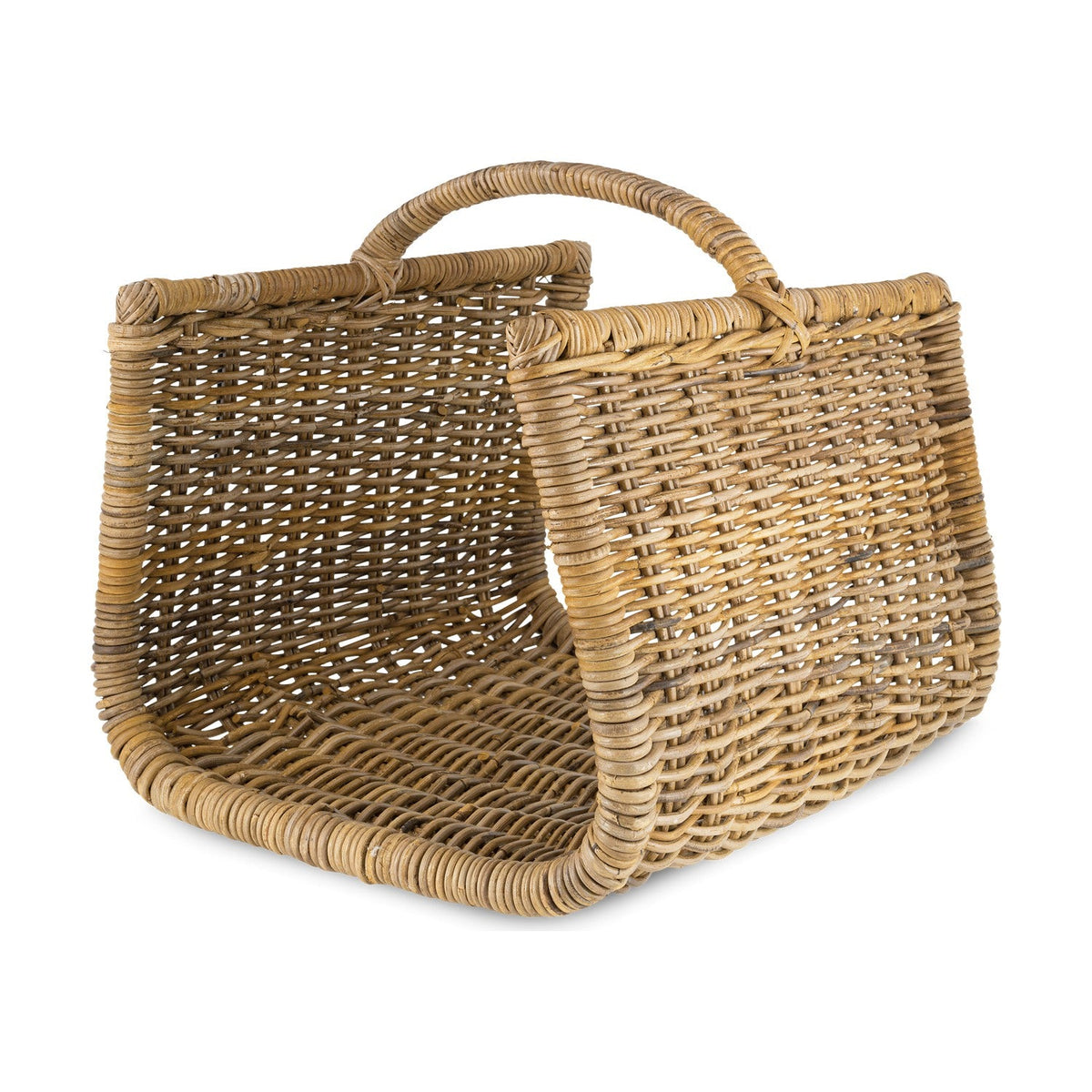 Sadra Rattan Log Basket - Natural