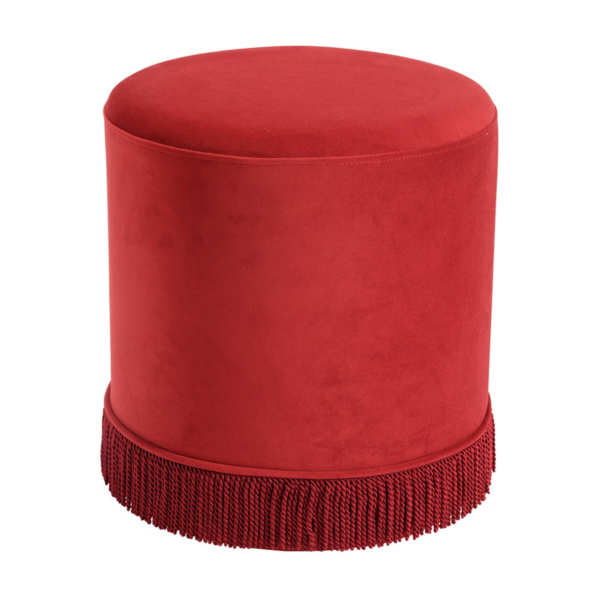 Santos Small Brick Pouffe Footstool – Brick