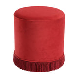 Santos Small Brick Pouffe Footstool – Brick