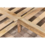 Saharsa Super King Cane & Mango Wood Bed Frame - Natural
