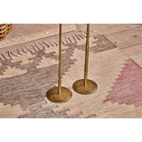 Sundra Small Iron Candle Stand - Antique Brass