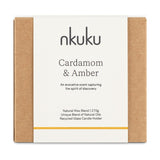 Cardamom & Amber 1 Wick Scented Candle - Aged Smoke