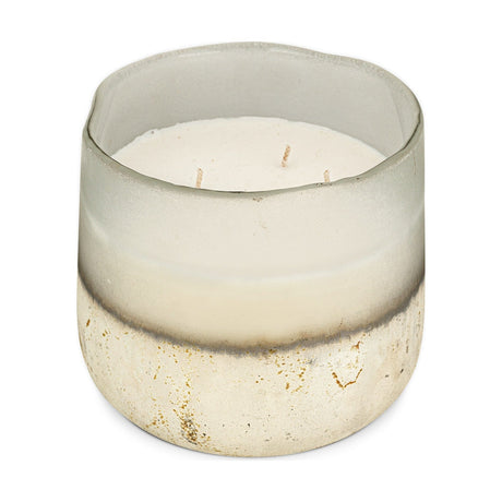 Cardamom & Amber 3 Wick Scented Candle - Aged Smoke