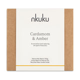 Cardamom & Amber 3 Wick Scented Candle - Aged Smoke
