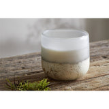 Sea Salt & Moss 1 Wick Scented Candle - Aged Smoke