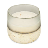 Sea Salt & Moss 3 Wick Scented Candle - Aged Smoke