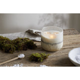 Sea Salt & Moss 3 Wick Scented Candle - Aged Smoke