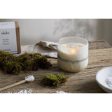 Sea Salt & Moss 3 Wick Scented Candle - Aged Smoke