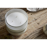 Sea Salt & Moss 3 Wick Scented Candle - Aged Smoke