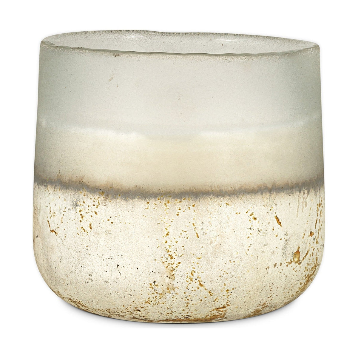 Sea Salt & Moss 3 Wick Scented Candle - Aged Smoke