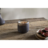 Cedarwood & Fig 1 Wick Scented Candle - Frosted Black