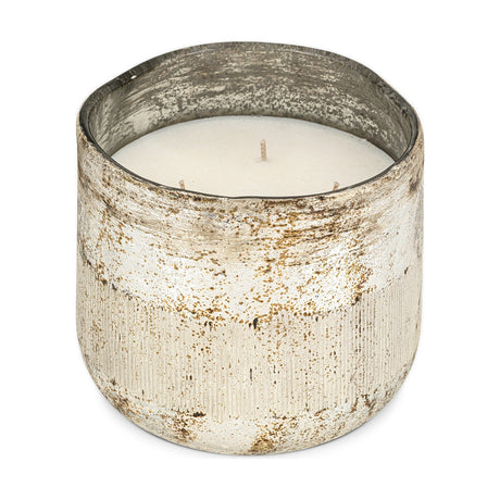 Juniper & Fir 3 Wick Scented Candle - Antique Gold