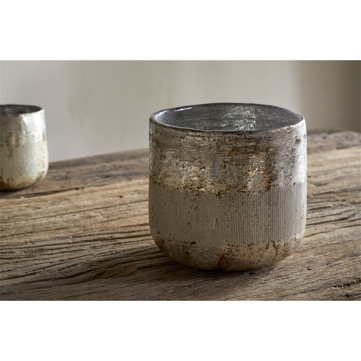 Juniper & Fir 3 Wick Scented Candle - Antique Gold