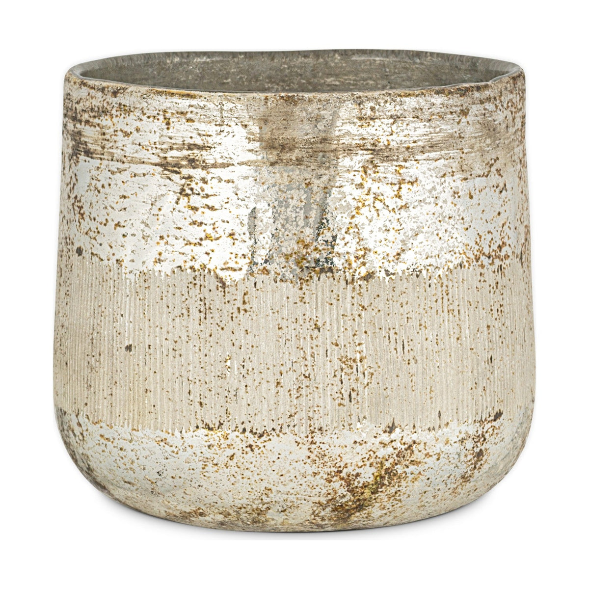 Juniper & Fir 3 Wick Scented Candle - Antique Gold