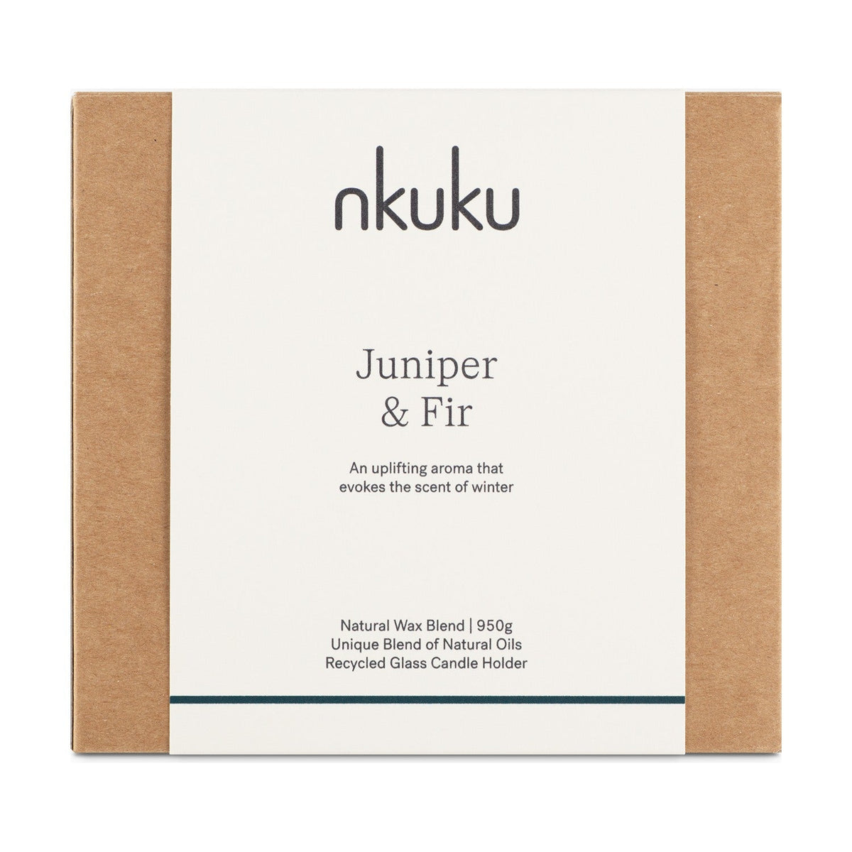 Juniper & Fir 3 Wick Scented Candle - Antique Gold