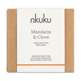 Mandarin & Clove 1 Wick Scented Candle - Antique Gold