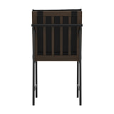 Scout Dining Chair - Onyx with Walnut