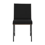 Scout Dining Chair - Onyx with Walnut