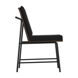Scout Dining Chair - Onyx with Walnut