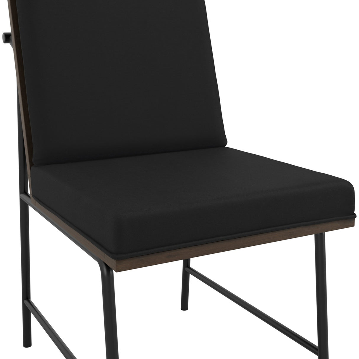 Scout Dining Chair - Onyx with Walnut