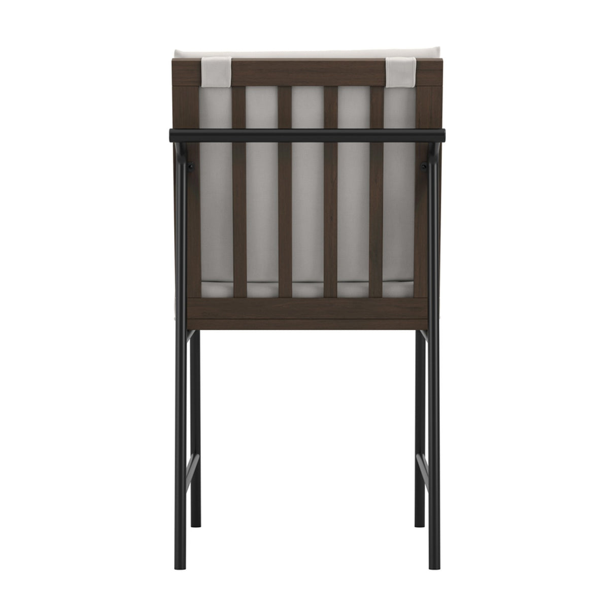 Scout Dining Chair - White with Walnut