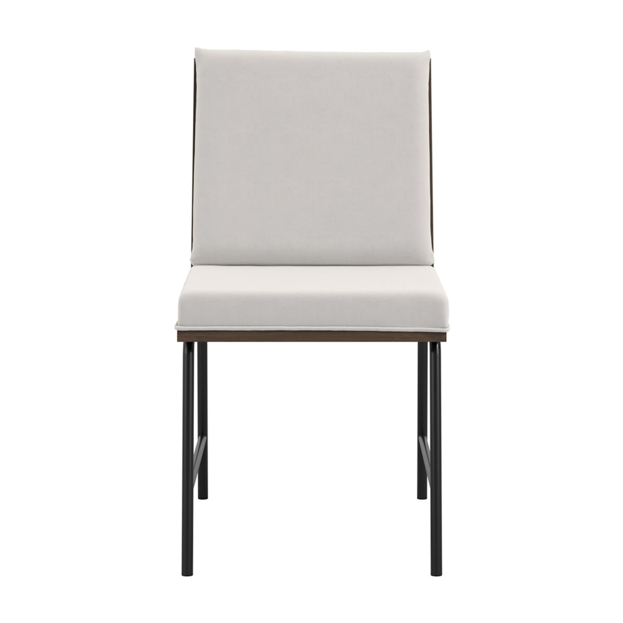 Scout Dining Chair - White with Walnut