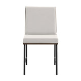 Scout Dining Chair - White with Walnut