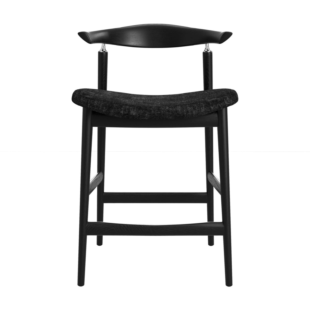 Seine Bar Stool - Coal with Black