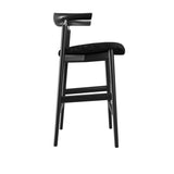 Seine Bar Stool - Coal with Black