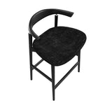 Seine Bar Stool - Coal with Black