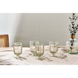 Sigiri Small Ribbed Wine Glasses - Clear - Set of 4