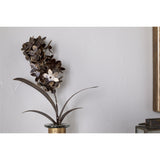 Svara Hyacinth Faux Flower Stem - Antique Brass