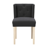 Shay Winged Dining Chair Without Arms - Anthracite