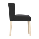 Shay Winged Dining Chair Without Arms - Anthracite