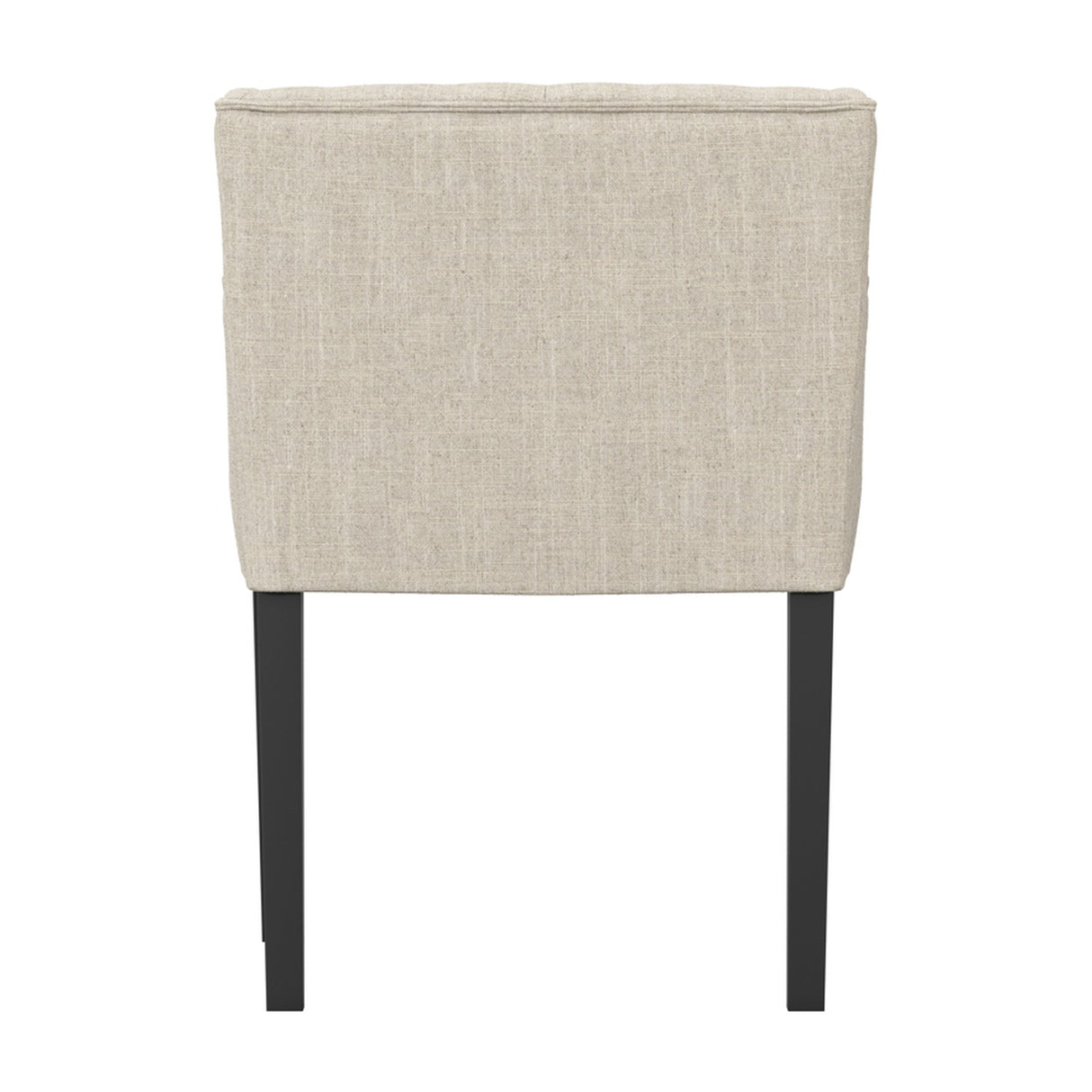 Shay Winged Counter Bar Stool - Stone with Black