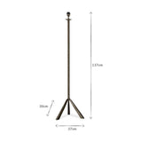 Sahhil Metal Tripod Floor Lamp Base - Antique Bronze