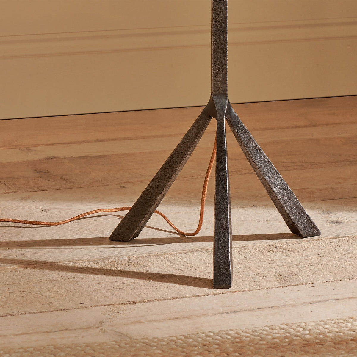 Sahhil Metal Tripod Floor Lamp Base - Antique Bronze
