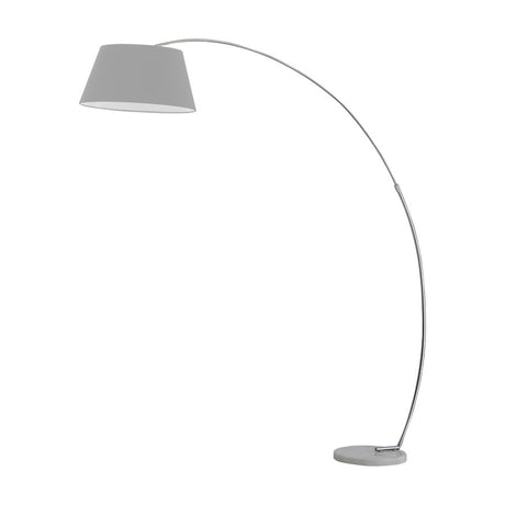 Prima floor lamp in chrome finish