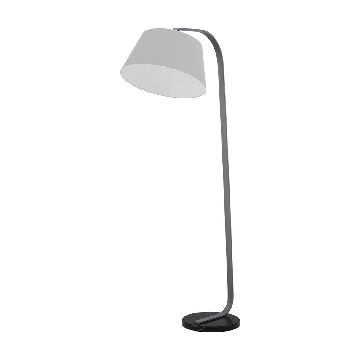 Prima floor lamp in dark grey finish