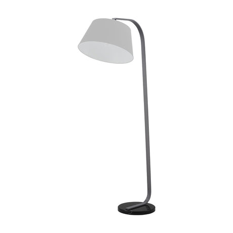 Prima floor lamp in dark grey finish