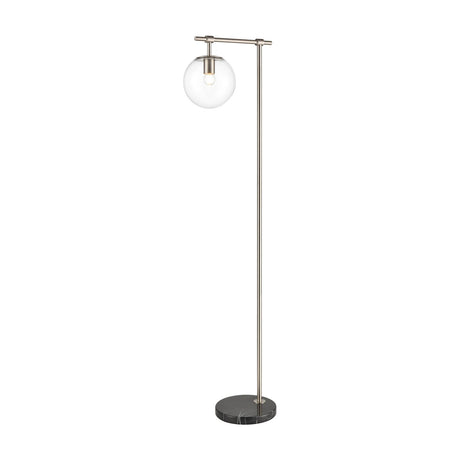 Avenue floor lamp in satin nickel finish