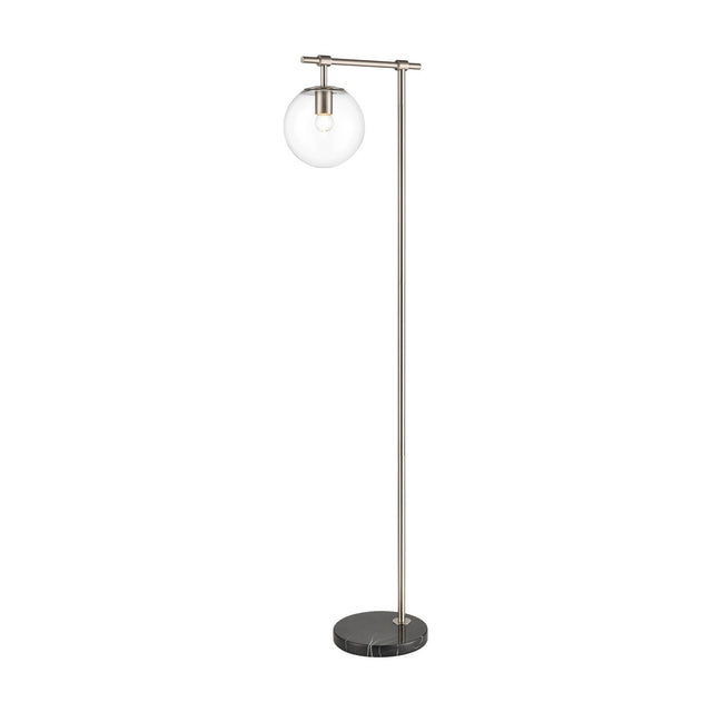Avenue floor lamp in satin nickel finish
