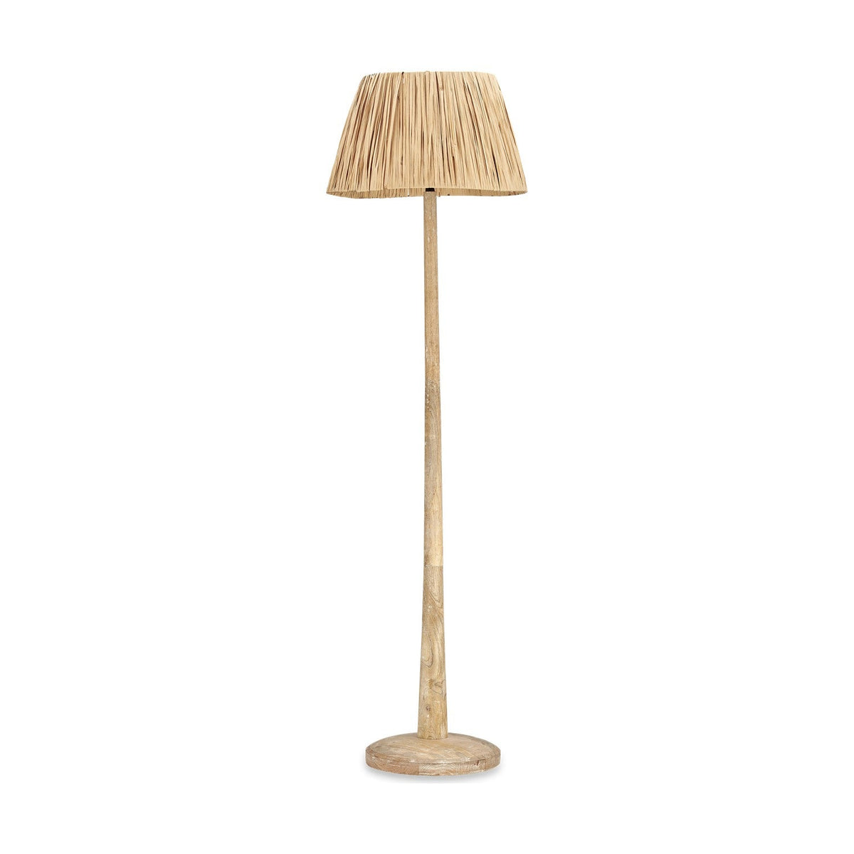 Sahar Mango Wood Floor Lamp Base - Natural