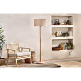 Sahar Mango Wood Floor Lamp Base - Natural