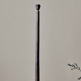 Sahar Mango Wood Floor Lamp Base - Dark Stain