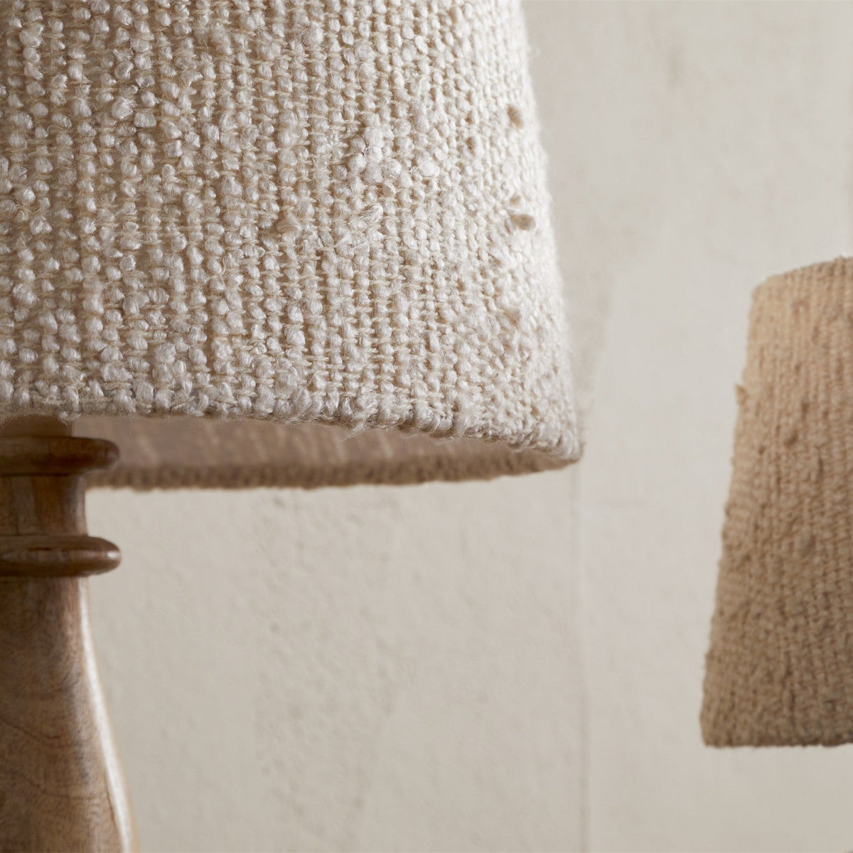 Sakiti Small Boucle Lampshade - Off White