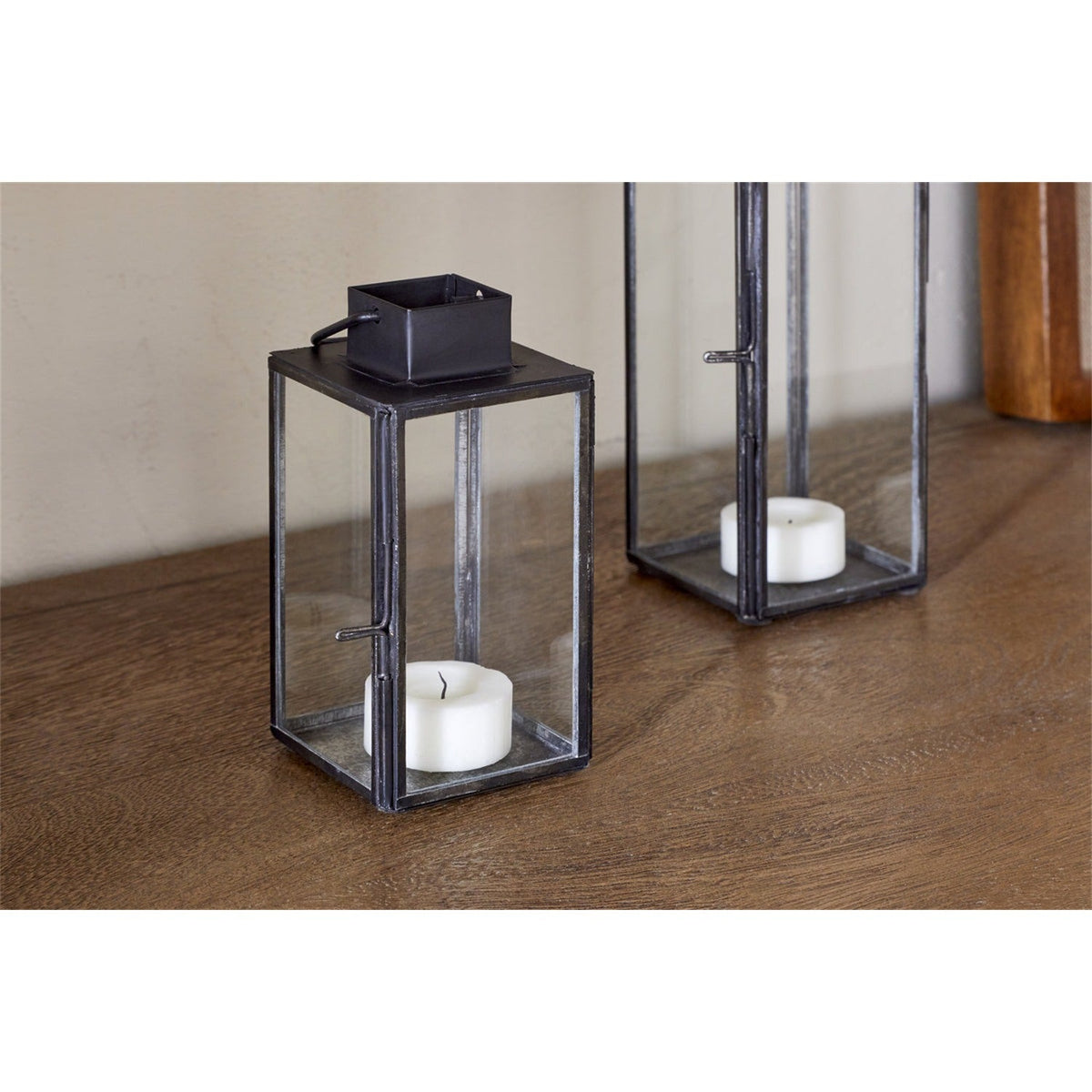 Sia Small Mini Table Lantern - Black
